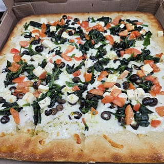 Sicilian Greek Pizza