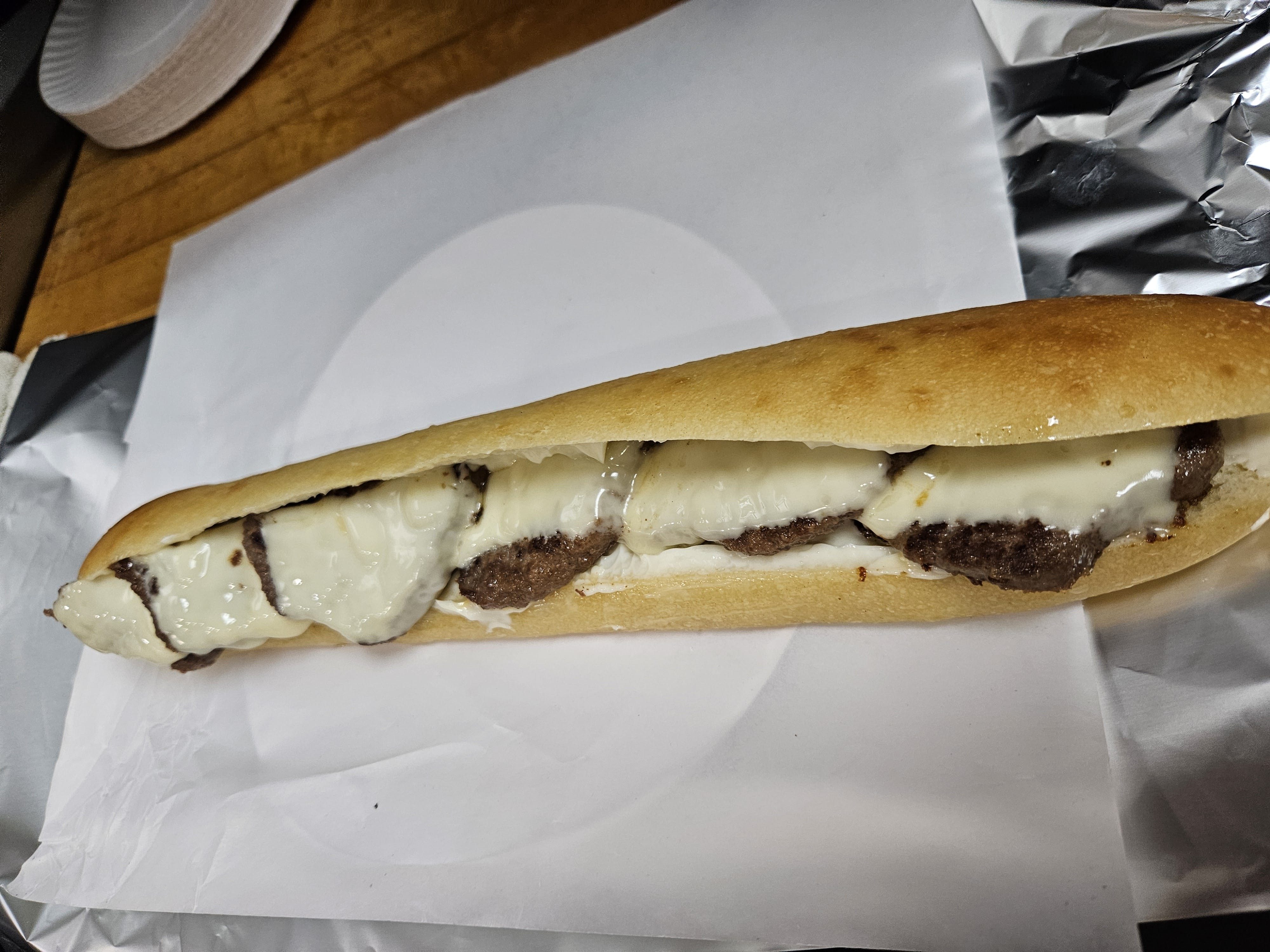 Cheeseburger Sub.